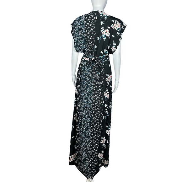 VICI Mixed Floral Wrap Maxi Dress – Size Medium - Picture 3 of 6